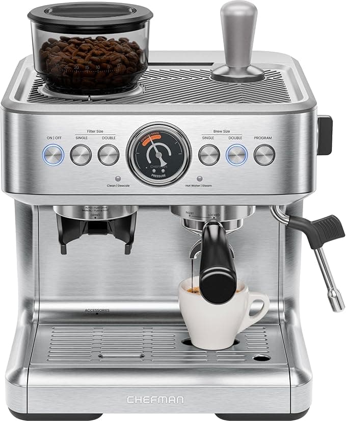 Chefman Crema Supreme 15 Bar Espresso Machine